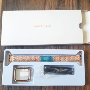 Apple Watch Band with Case Compatible with 40mm (Rose Gold)